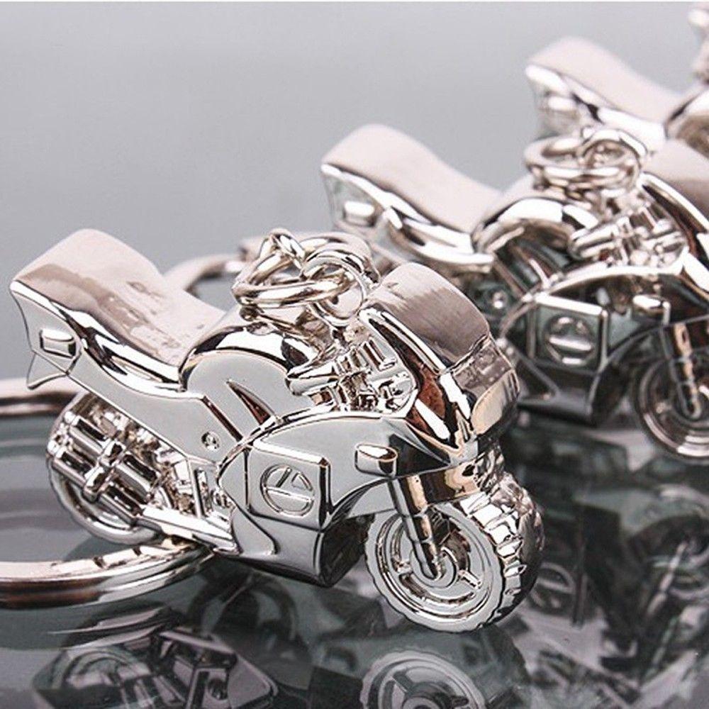 Gifts Mini Motorcycle Motor Shape Key Rings Key Chain Cool Car Key Ring 3D Motorcycle Design