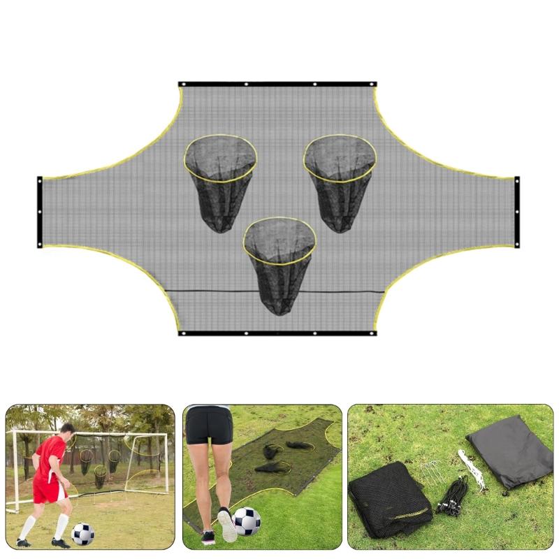 Soccer Net Football Scoring Training Net with Scoring Zones Practice Shots Soccer Targets Sheet Practice Targets Net