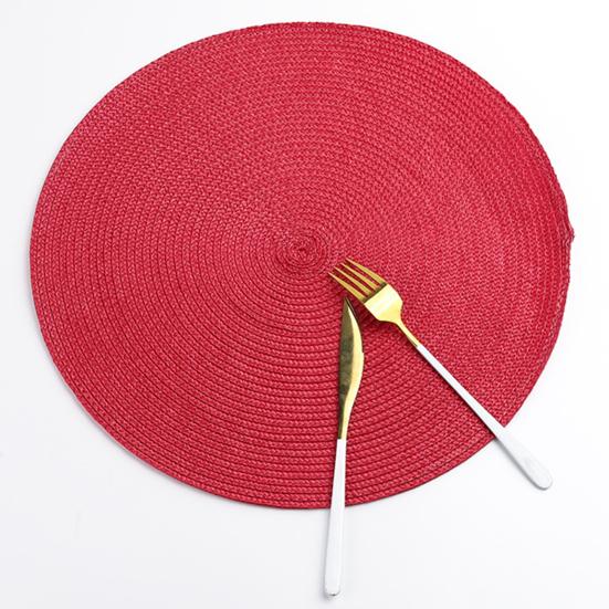 Коврик для столовых приборов в скандинавском стиле, декоративный круглый коврик для стола, коврик для чая, держатель для салфетки, коврик для столовых приборов, предметы домашнего обихода