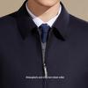 Antonio Men's Business Wool Jacket with Detachable Goose Down Liner