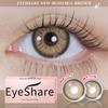 Eyeshare Цветные контактные линзы Последняя модель Темно-синие линзы Зеленые модные контактные линзы Фиолетовые серые линзы Коричневые линзы 1 пара