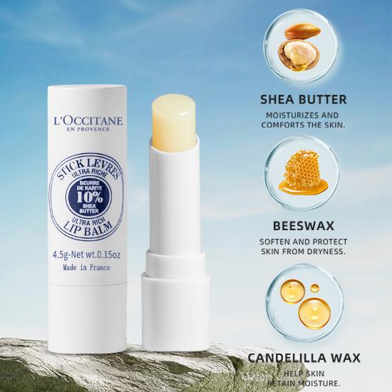 L'OCCITANE Ультра-богатый бальзам для губ с маслом ши