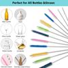 Bottle Accessory Straw Cleaning Brush Nylon Slot Brush Useful Straw Cleaners  for Office Kitchen