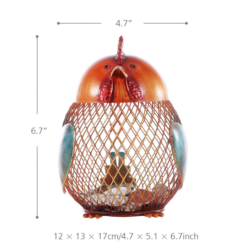 Фигурки животных Копилка Ручная работа Практическое металлическое ремесло Домашний декор Современный стиль Украшения для дома Аксессуары Подарок