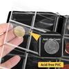 Pretty Pockets Coin Album for Collectors Coin Collection Book Holder Display Storage Album Home Large Capacity Collecting Book
