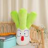 Adorable Green Scallion Plush Toy Soft Pp Cotton Stuffed Pillow For Bed