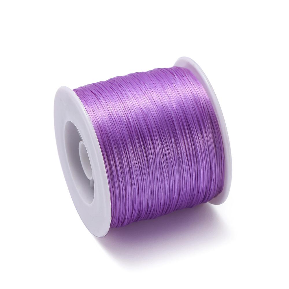 0,8 мм Корейская импортная эластичная леска, плоская шелковая эластичная леска ТПУ, эластичная леска для бисера, сделай сам, браслет, ожерелье, бусины