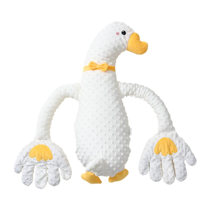 Big White Goose Baby Anti-Colic Pillow, a soothing tool to comfort babies, helps them lie down and sleep independently, prevents gas and colic for