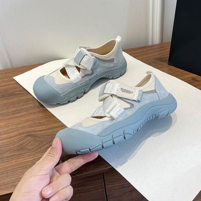 Уродливые милые кроссовки на липучках для папы, детские летние повседневные граффити, грязные спортивные повседневные спортивные сандалии женские