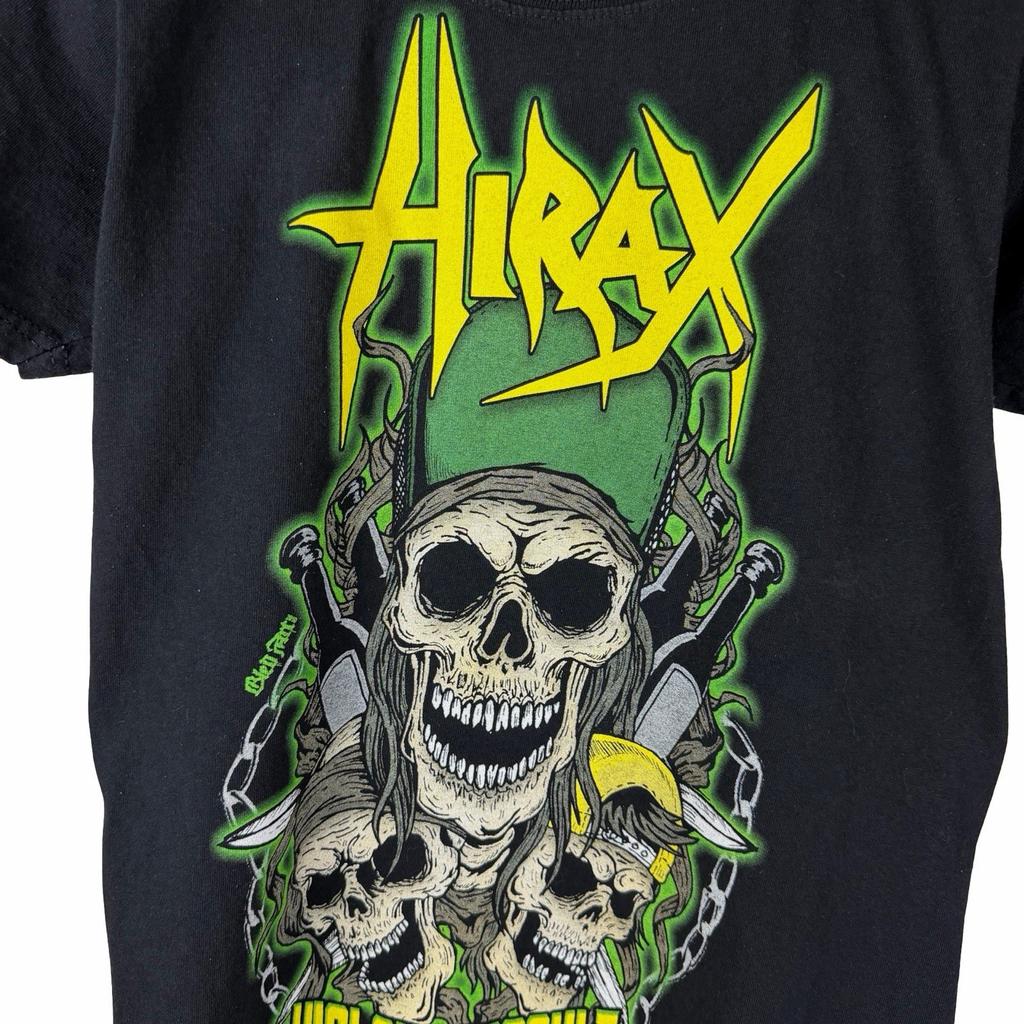 Винтажная футболка Hirax Violent Assault Band с графическим принтом в стиле Death, 2010-е годы, размеры S-5XL VA666