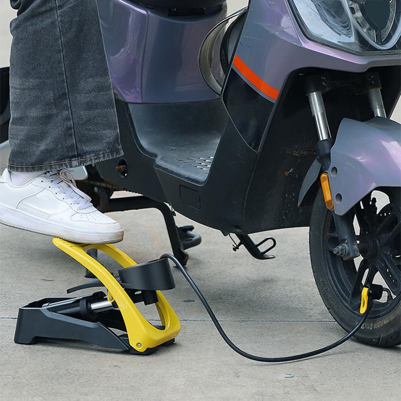 Ножной насос для надувных изделий Насос высокого давления для велосипеда Напольный насос Двухцилиндровый инструмент для надувания Баскетбольных мячей Футбольных мячей Надувных матрасов