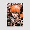 Японский аниме-постер Bleach Decor Ретро-постеры и принты на белой бумаге Настенная живопись Спальня Бар Кафе Украшения Фреска Фанаты Коллекция Подарки