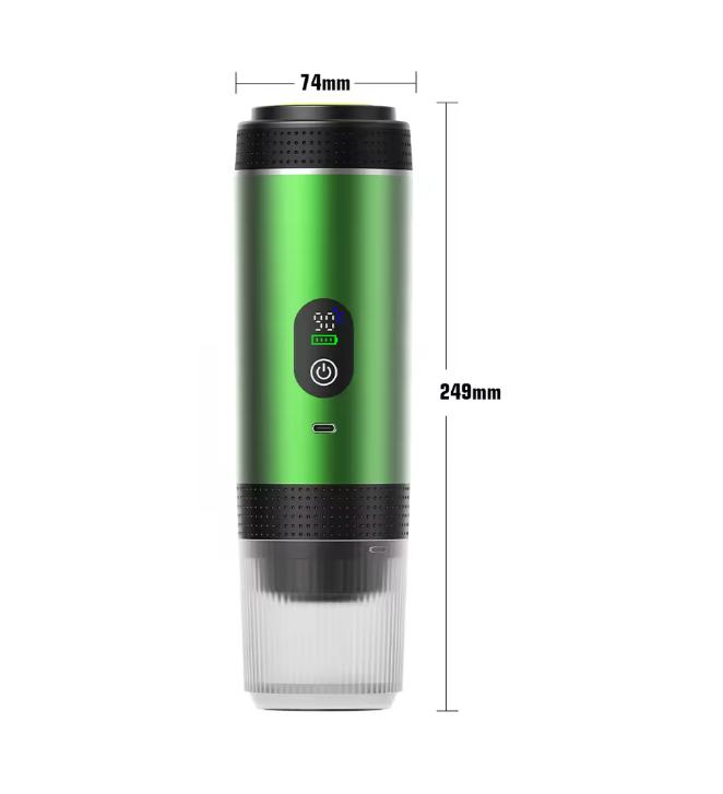 3-in-1 Capsule Coffee Maker With Digital Display Portable Espresso Coffee Machine for Car & Home Camping Coffee Maker
