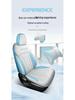 Geometry E Universal Leather Car Seat Covers - Full Coverage, All-Season