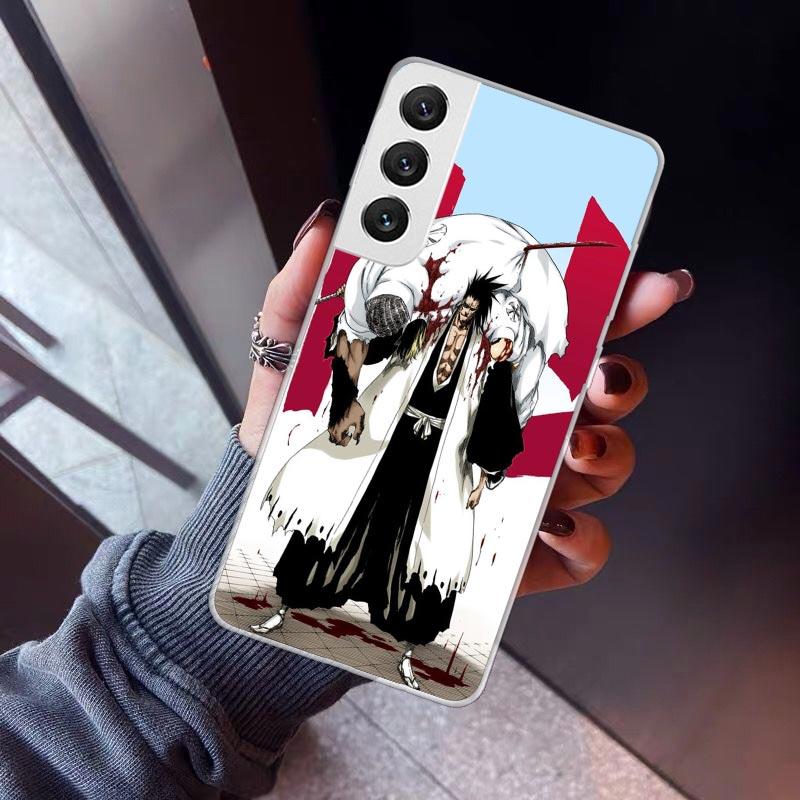 Bleach Zaraki Kenpachi Phone Case For Samsung Galaxy S26 S25 Edge S24 S23 Ultra S22 Plus S21 S20 FE Soft TPU Back Cover Funda Ga