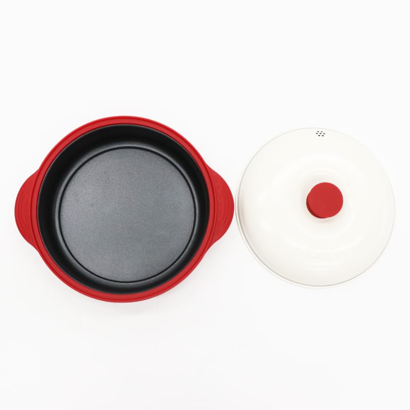 Легко готовить Микроволновая печь Глубокая форма Посудомоечная машина Теплый Гриль для подрумянивания Умеренный Посуда, RRK-MD, Безопасный, Компактный, Запекать, Жарить, Кипятить, Тушить, Готовить на пару, Готовить,