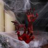 Wall Gothic Hand Sculpture Devil Hand Candle Holder Terror Hand Halloween Wall Decor for Living Room Entryway Horror Themed Party