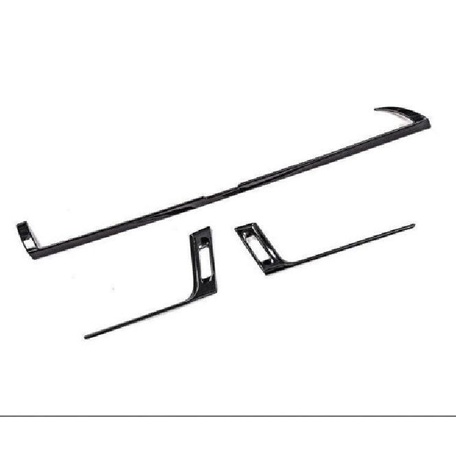 3X Black Titanium Console L&R Air Outlet Vent TRIM For Toyota Camry 2018-