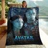 Фланелевое тонкое одеяло с принтом фильма «Аватар» в высоком разрешении. Одеяло на четыре сезона. Для дивана, кровати, гостиной, путешествий, пикника, подарков