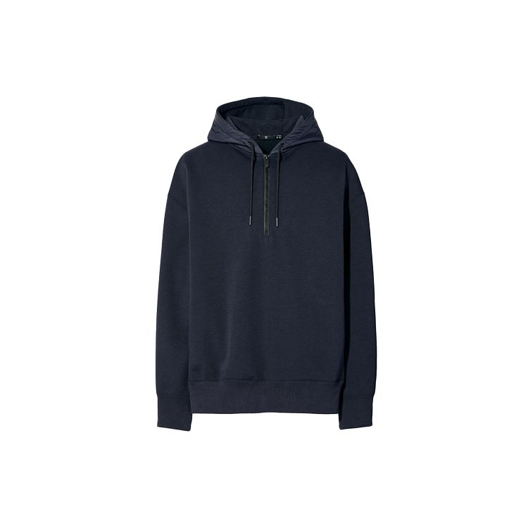 Uniqlo Свитшот с длинным рукавом однотонный X Jil Sander Collaboration Мужской свитшот Индиго 445156-69