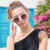 Солнцезащитные очки с большой оправой Женский тренд Кошачий глаз Анти-ультрафиолетовые солнцезащитные очки Женские очки
