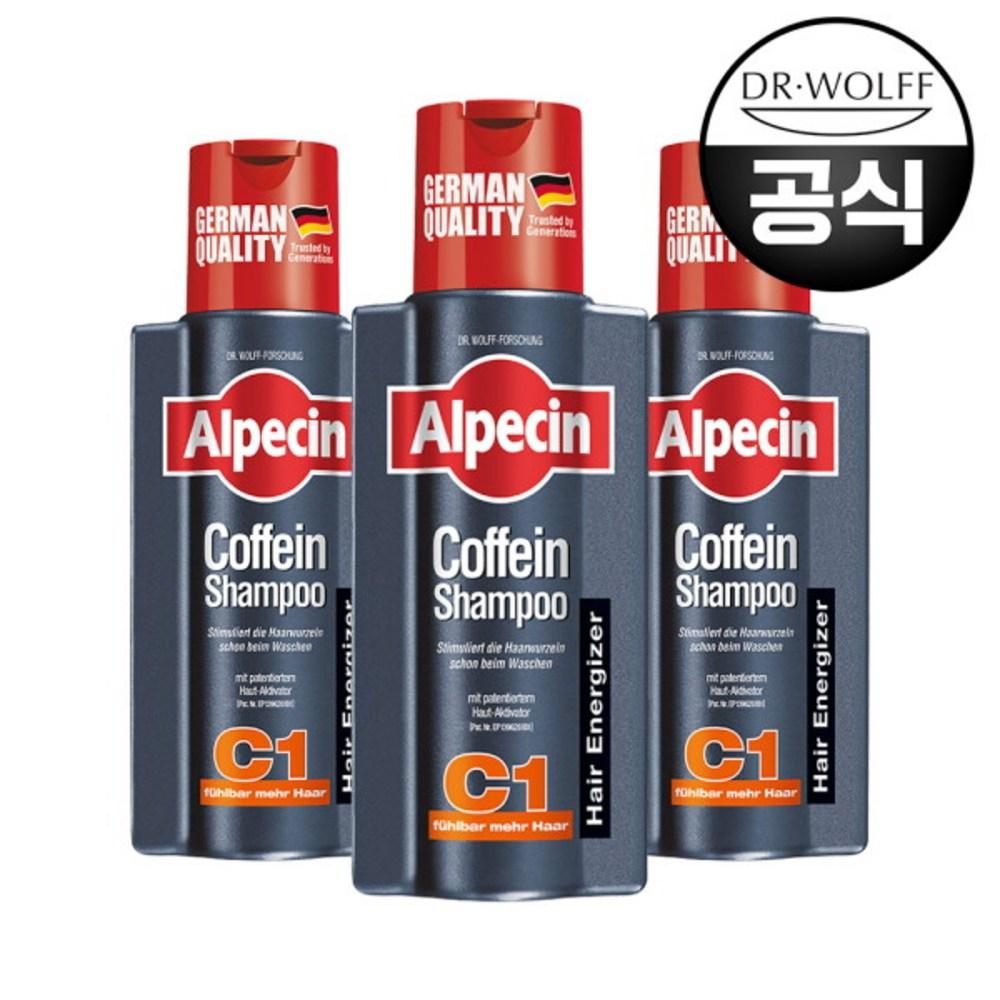 Alpecin Caffeine Shampoo C1 250ml 3 pcs