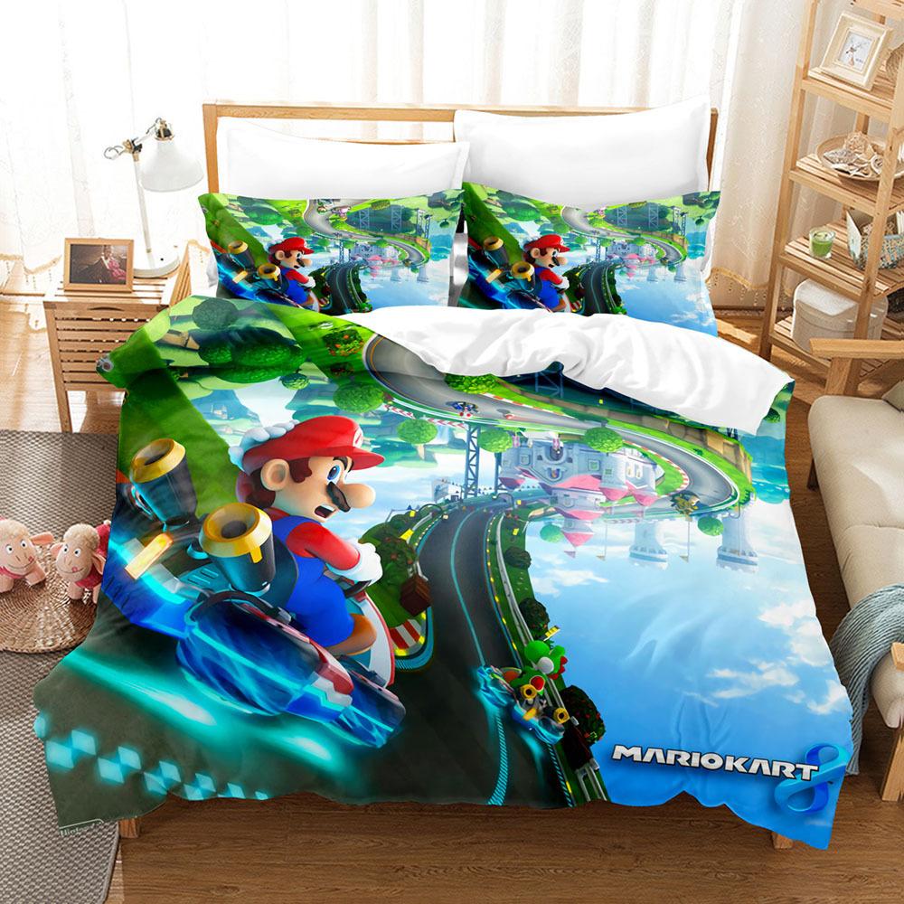 Children'S Animation 3D Digital Printing Three-Piece Set Animation Three-Piece Set Home Textile Bed Sheet Kit