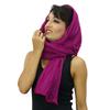 Шифоновая смесь Dupatta Neck Wrap Женщины носят длинные палантины Индийские шарфы Chunni