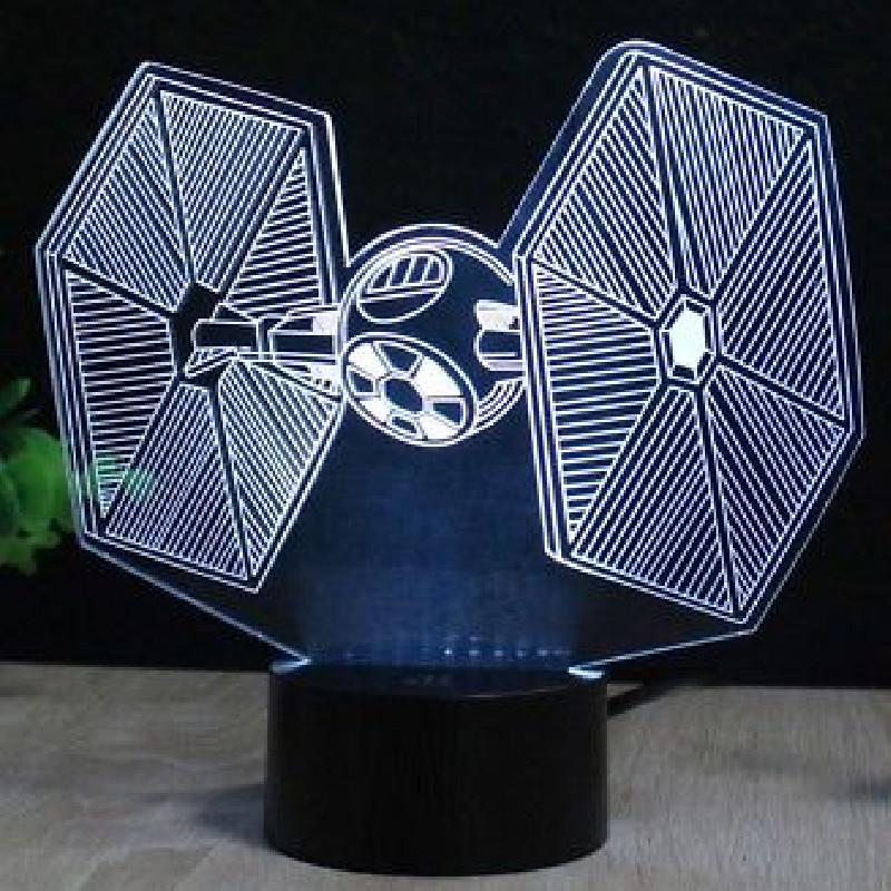 3D Ночник Элемент Света Светодиодная Лампа Украшение Спальни Креативный Подарок