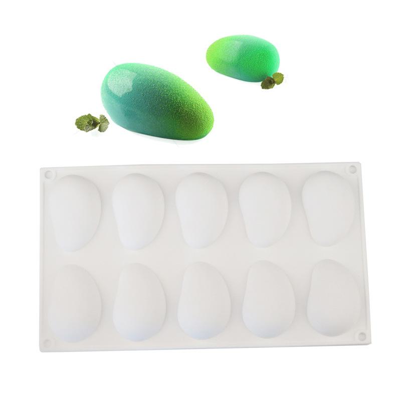 Eco-Friendly 3D Mango Silicone Cake Molds for Fun Kitchen Dessert Baking