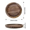 Wooden Tray Fruit Storage Trays Candle Holder Multi-purpose Tray Lightweight Candle Holder Tray for Farmhouse Kitchen Countertop