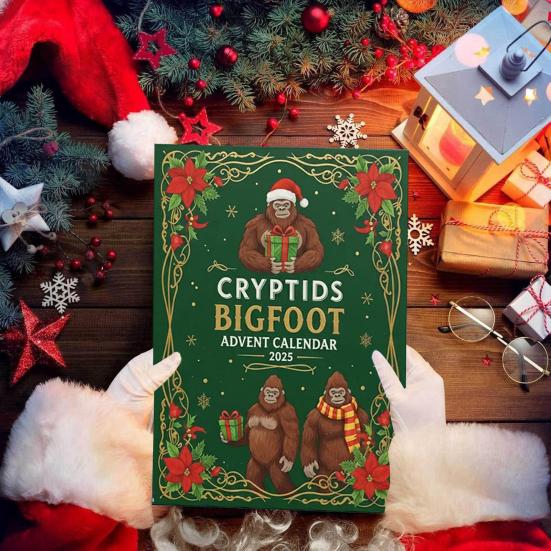 Yousheng Рождественский Дикарь Адвент-календарь Мультяшная Фигурка Дикаря Рождественский Календарь Обратного Отсчета Домашний Офисный Настольный Декор