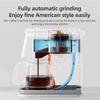 Капельная кофеварка, американская кофемашина на 5–10 чашек со встроенной кофемолкой, резервуар для воды на 780 мл, сохраняет тепло