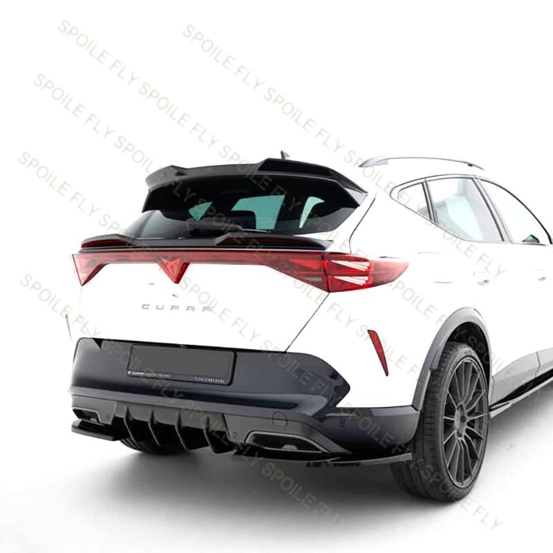 Высококачественный АБС-пластик Для Cupra Formentor 2026 2026+ Автомобильные Задние Кровельные Спойлеры-Крылья Аксессуары Глянцевый Черный Внешние Декоративные Элементы