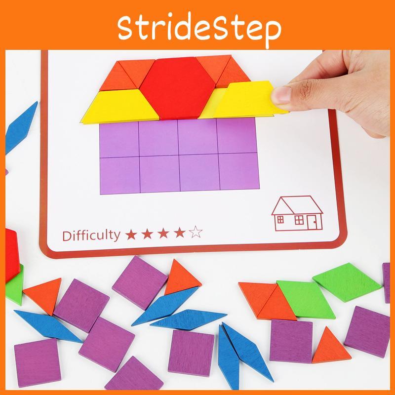 Wooden Shape Puzzle Educational Toy For Kids With Color Matching For Early Learning Development