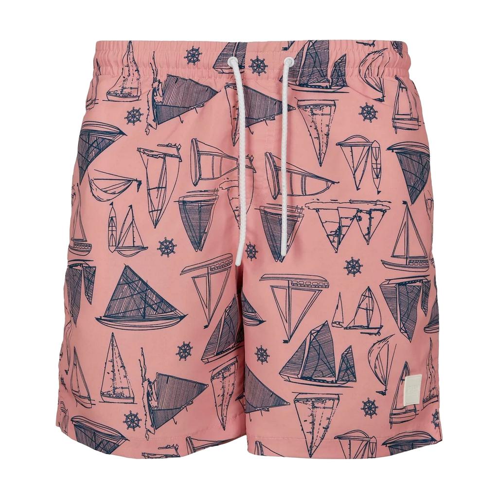 Urban Classics Mens Patterned Swim Shorts