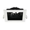Support de spot Beta R4 carré blanc/noir MR16 GU10/GU5.3