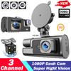 3 Channel Dash Cam for Cars Night Vision Black Box 1080P Video Recorder Rear View Camera Vehicle Car DVR Car Accessories