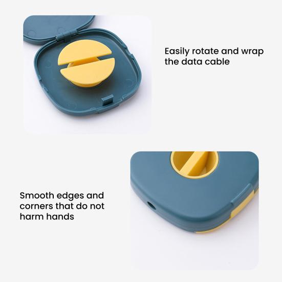 1/3 шт. Кабелеукладчик из АБС-пластика, Органайзер для кабелей, Зарядные кабели, Наушники, USB-кабели для передачи данных, Выдвижной, Не запутывающийся, Коробка для хранения шнуров