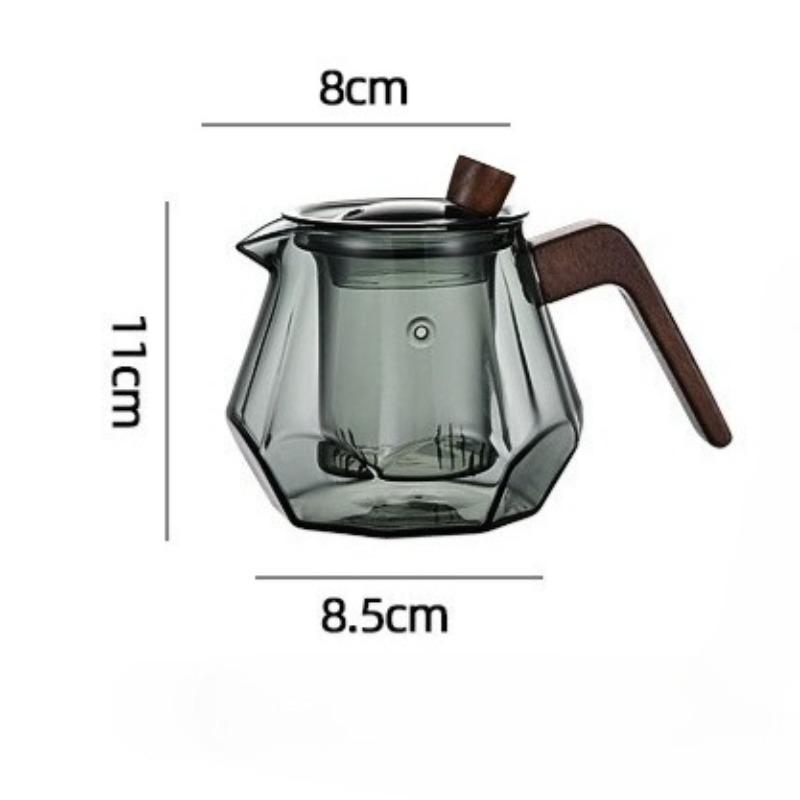 Thickened Glass Teapot Office Teapot High Temperature Teapot Tea Set Chinese Kung Fu Tea Set Coffee Pot Tea Filter