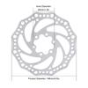 Stainless Steel Electric Scooter Disc Brake 140mm Disc Brake Rotor  Brake System Replacement