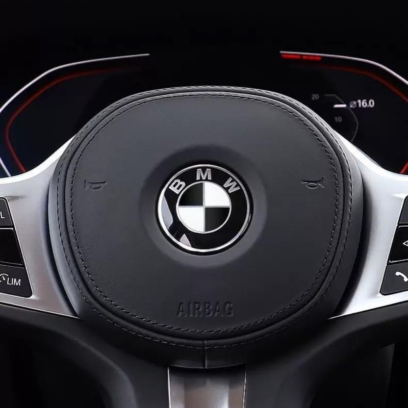 Наклейка-эмблема на руль автомобиля 45 мм, Автостайлинг для BMW 1 3 5 7 Серии M Performance M3 M5 F01 F20 F10 F13 F16 F34 E84