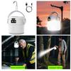 Outdoor Solar Hanging Lantern USB Rechargeable IP55 Waterproof Ultra Bright Camping Light with Hook Hiking Tent Hanging Emergency Lamp