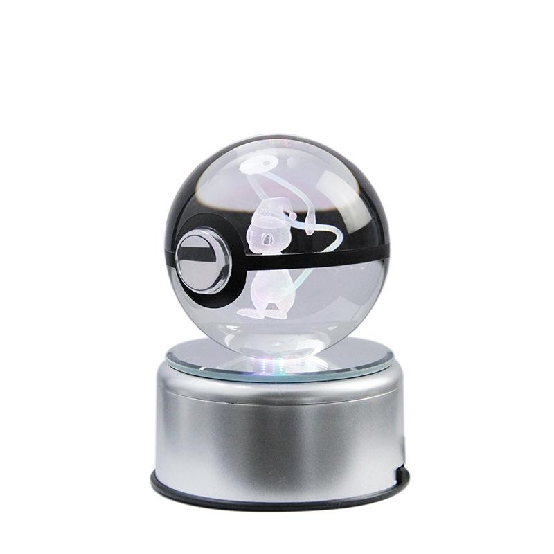 Pokemon Pikachu & Mewtwo Crystal Ball Night Light