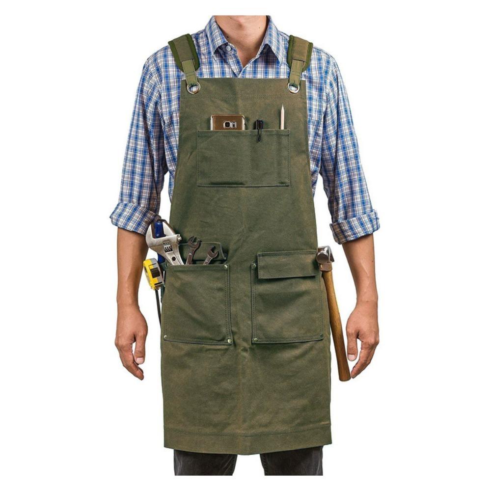 Wear Resistant Carpenter Work Clothes Waterproof Thickened Canvas Tool Bag Kitchen