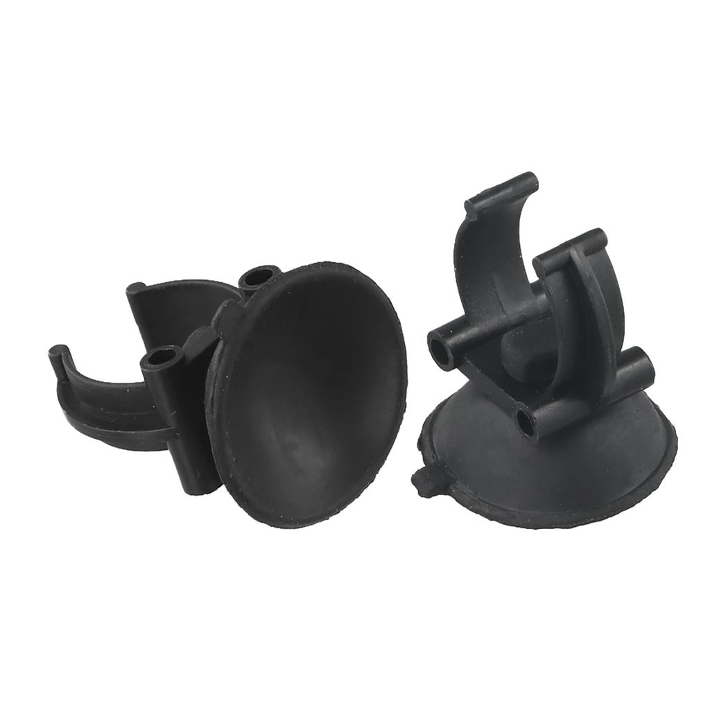 2 шт. Присоски-держатели-клипсы для аквариумного обогревателя, диаметр 30 мм, зажимы для аксессуаров аквариума, черные, зоотовары