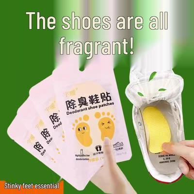 Стикеры-дезодораторы для обуви против запаха для баскетбольных кроссовок - Долговечные впитывающие пот ароматизированные листы