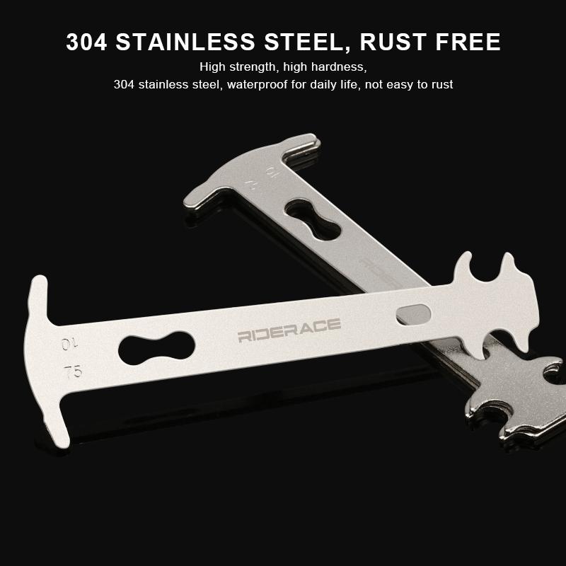 Индикатор износа цепи велосипеда RIDERACE, портативный измерительный прибор для велосипеда, линейка для измерения, инструменты для ремонта и замены цепи для шоссейного велосипеда