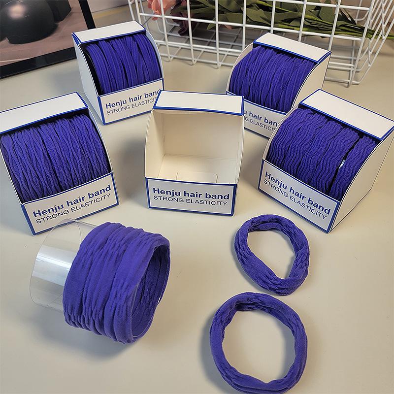 Высокоэластичные женские толстые бесшовные резинки для волос - прочный корейский стиль