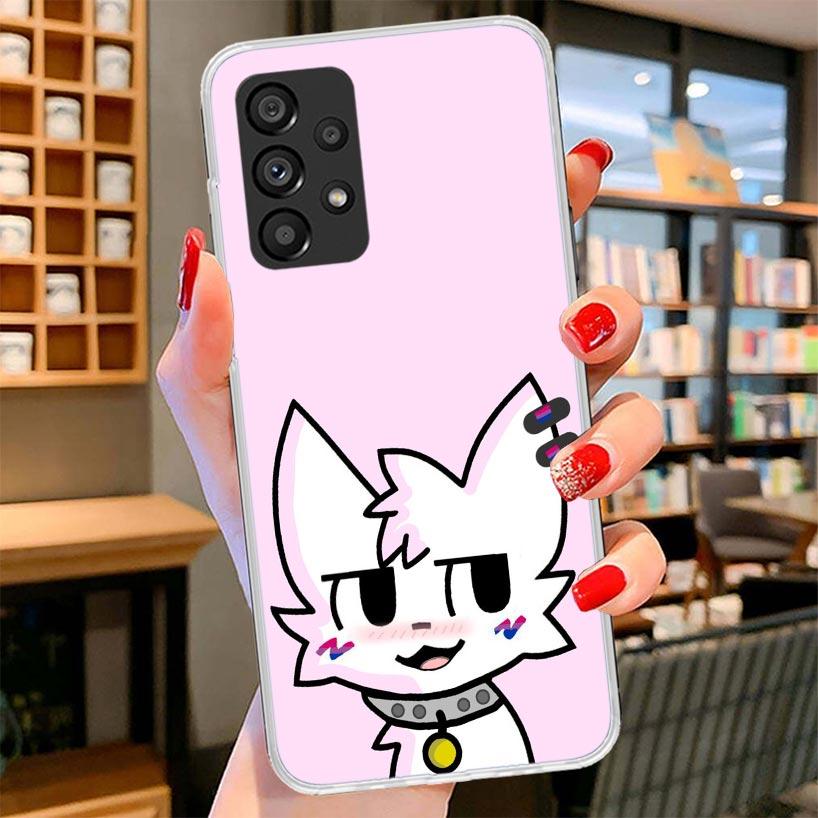 Boykisser Cat Phone Case For Samsung Galaxy A12 A22 A32 A52 A72 A02S Phone Case Note 20 Ultra 10 S10 Plus A51 A71 A50S A20S A10S